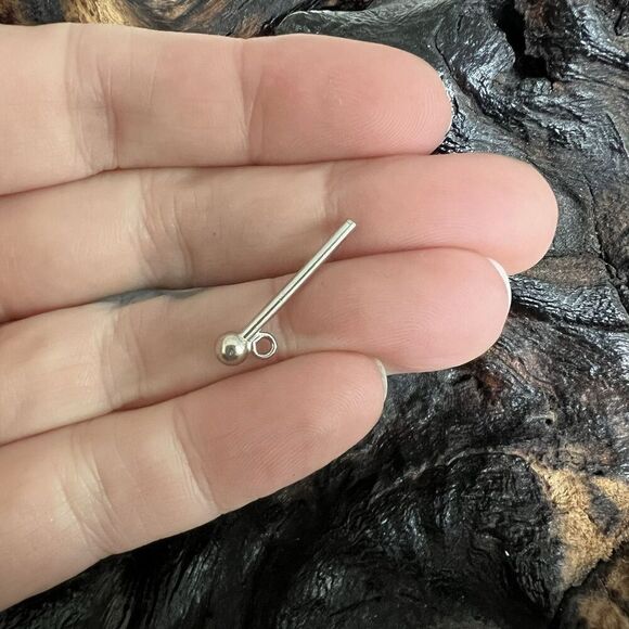 Vintage Sterling Silver Charm Drumstick Band Music Cheer Pep - Picture 2 of 5